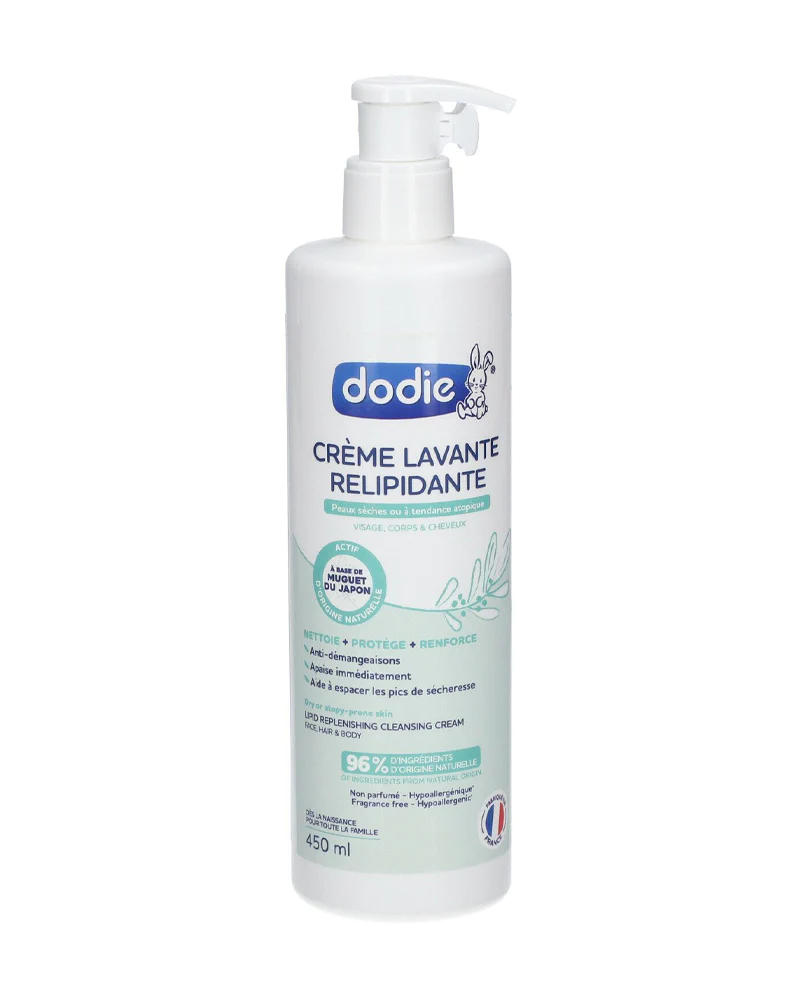 DODIE CRÈME LAVANTE RELIPIDANTE PEAU ATOPIQUE 450ML