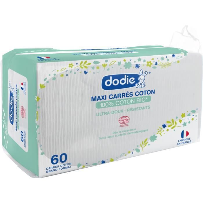 DODIE MAXI CARRÉS COTON 3EN1 X60U