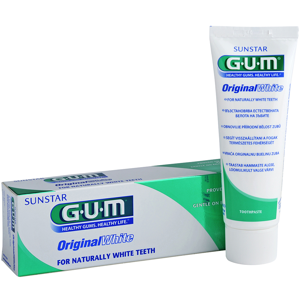 GUM DENTIFRICE ORIGINAL WHITE 75 ML