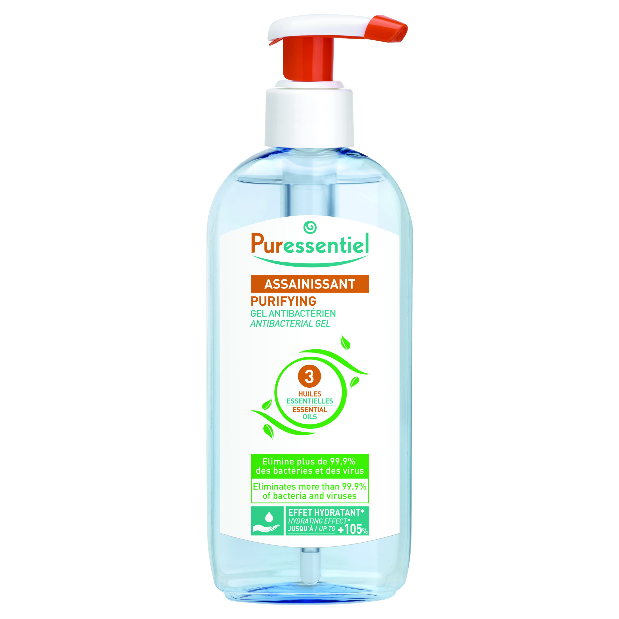 PURESSENTIEL ASSAINISSANT GEL ANTIBACTÉRIEN 3 HE FL 250ML