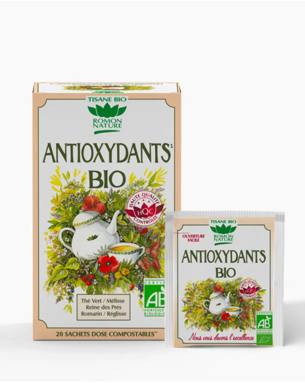 ROMON NATURE ANTIOXYDANTS BIO 20 SACHETS