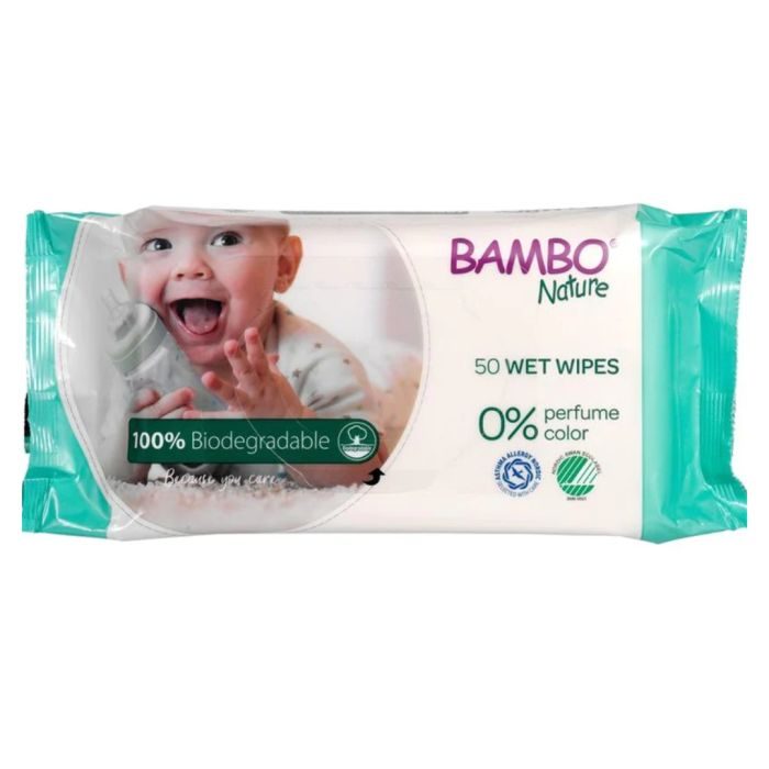 BAMBOO NATURE LINGETTES BEBE SANS PARFUM