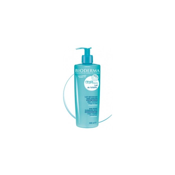 BIODERMA ABCDERM LAIT DE TOILETTE SANS RINCAGE 500 ML