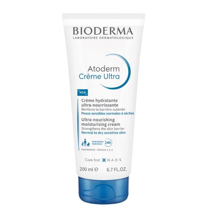 BIODERMA ATODERM CREME ULTRA HYDRATANTE ULTRA NOURRISSANTE PEAUX SENSIBLES NORMALES A SECHES 200ML