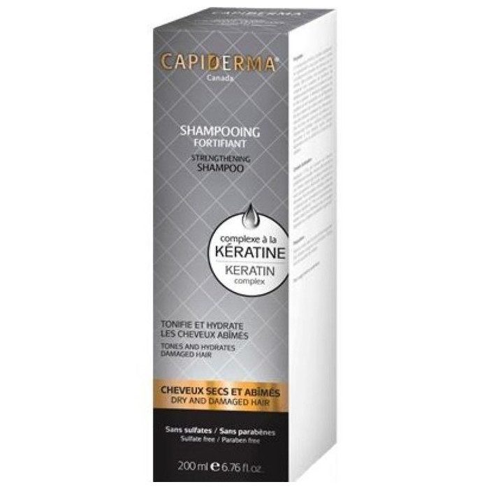 CAPIDERMA SHAMPOOING A LA KERATINE FORTIFIANT 200 ML