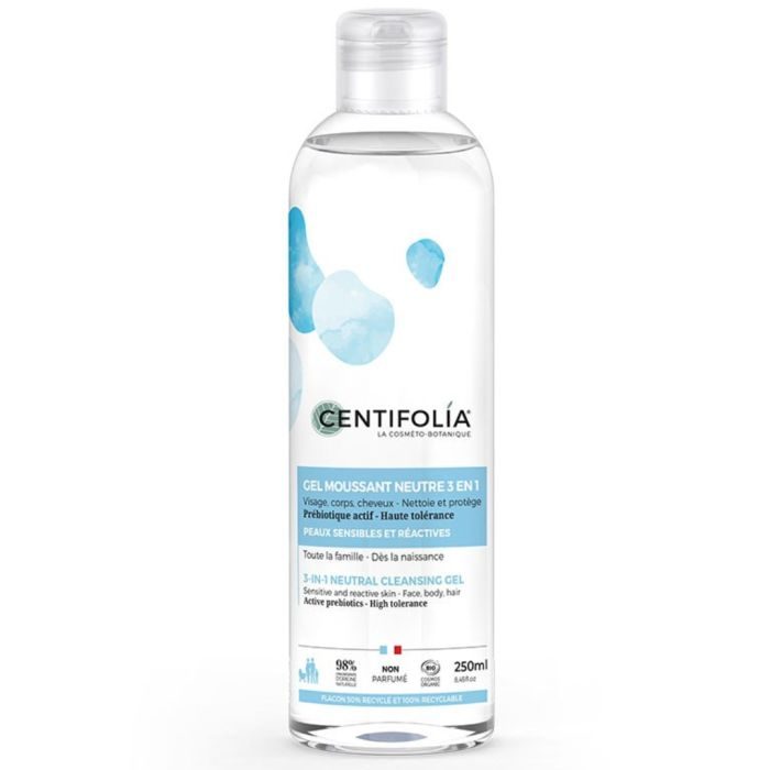 CENTIFOLIA GEL MOUSSANT NEUTRE 3 EN 1 – 250ml