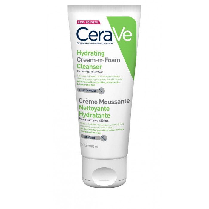 CERAVE CREME MOUSSANTE HYDRATANTE 100 ML