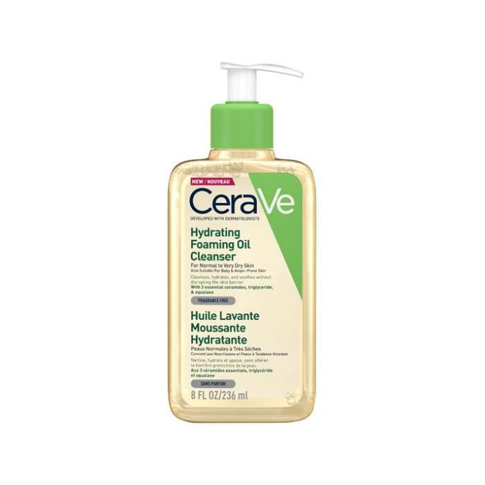 CERAVE HUILE LAVANTE MOUSSANTE HYDRATANTE 236 ML