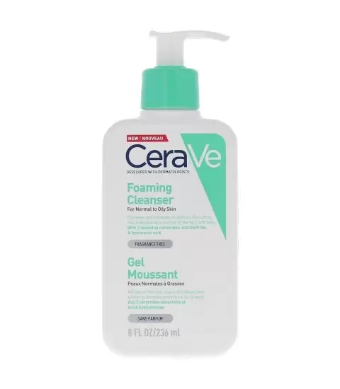 CERAVE GEL MOUSSANT PEAUX NORMALES A GRASSES 236 ML