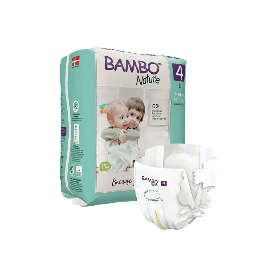 BAMBO NATURE COUCHE BEBE TAILLE 4  7-14 KG 48 u