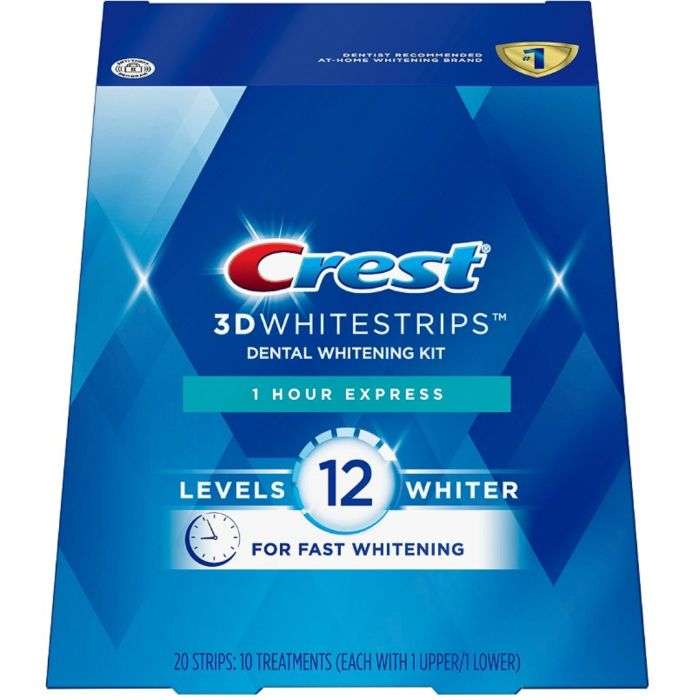 CREST 3D WHITESTRIPS NIVEAU 12-1 HEURE EXPRESSE 20 STRIPS