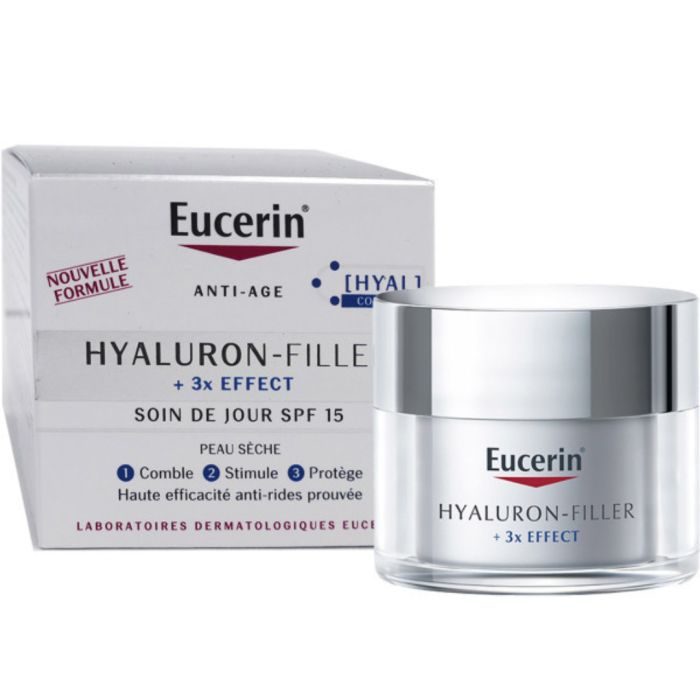 EUCERIN HYALURON FILLER 3* EFFECT SOIN DE JOUR SPF 15 PEAU SECHE