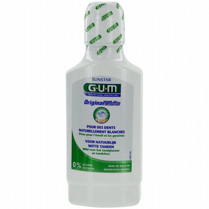 GUM BAIN DE BOUCHE ORIGINAL WHITE 300 ML