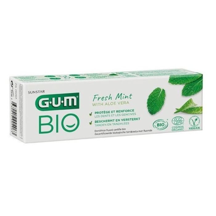 GUM DENTIFRICE BIO FRESH MENTHE ET ALOE VERA 75 ML