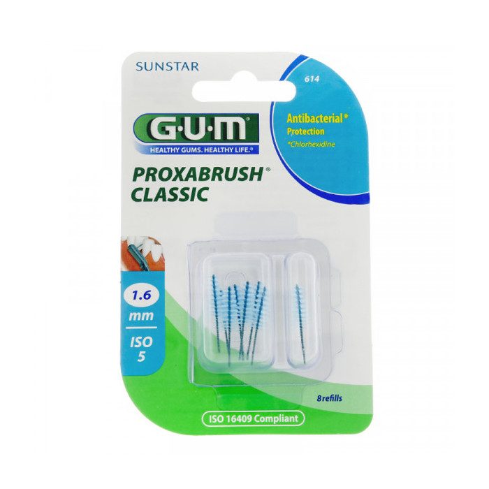 GUM RECHARGE BROSETTES EXTRA FINES PAR 8 UNITES 1.6 MM