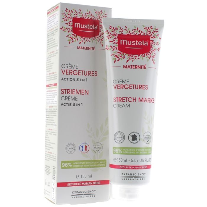 MUSTELA CREME PREVENTION VERGETURES 3 en 1