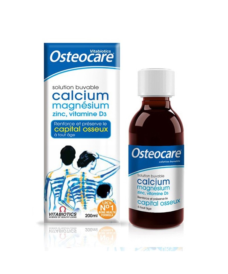 VITABIOTICS OSTEOCARE CALCIUM MAGNESIUM ZINC ET VITAMINE D3 SOLUTION BUVABLE 200ML