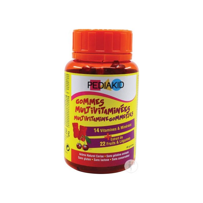 Pediakid Gommes Multivitaminées / 60 Gommes
