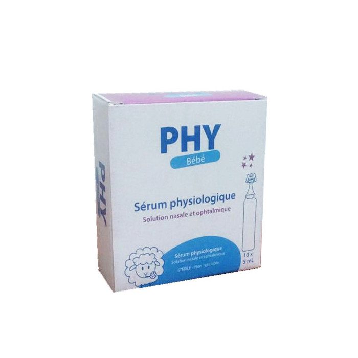 GILBERT PHY BÉBÉ SÉRUM PHYSIOLOGIQUE BOITE DE 10*5ML