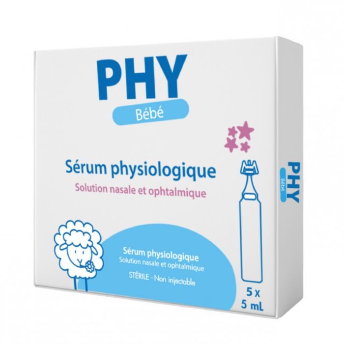 GILBERT PHY BÉBÉ SÉRUM PHYSIOLOGIQUE BOITE DE 5*5ML