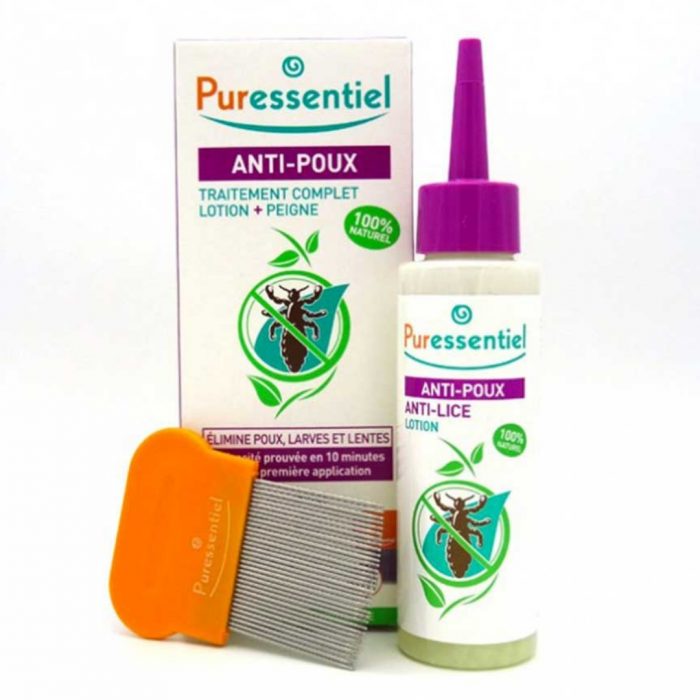 PURESSENTIEL LOTION ANTI POUX 100 ML + PEIGNE