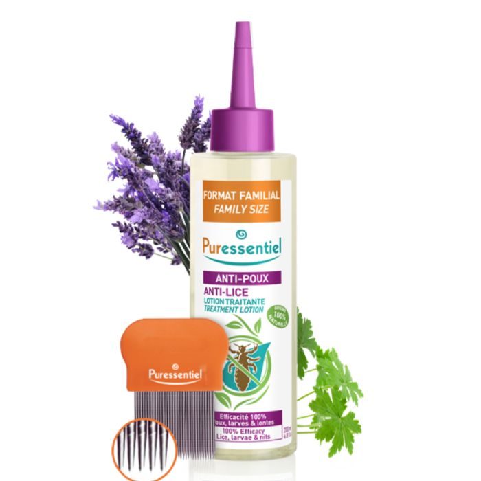 PURESSENTIEL LOTION ANTI POUX 200 ML + PEIGNE