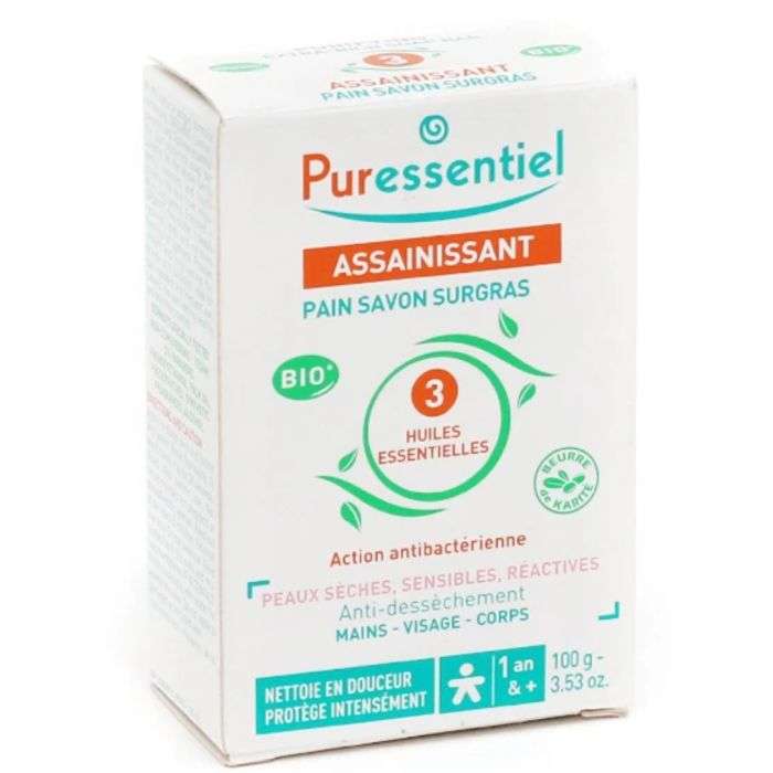 PURESSENTIEL ASSAINISSANT SAVON SURGRAS SEC 100GR