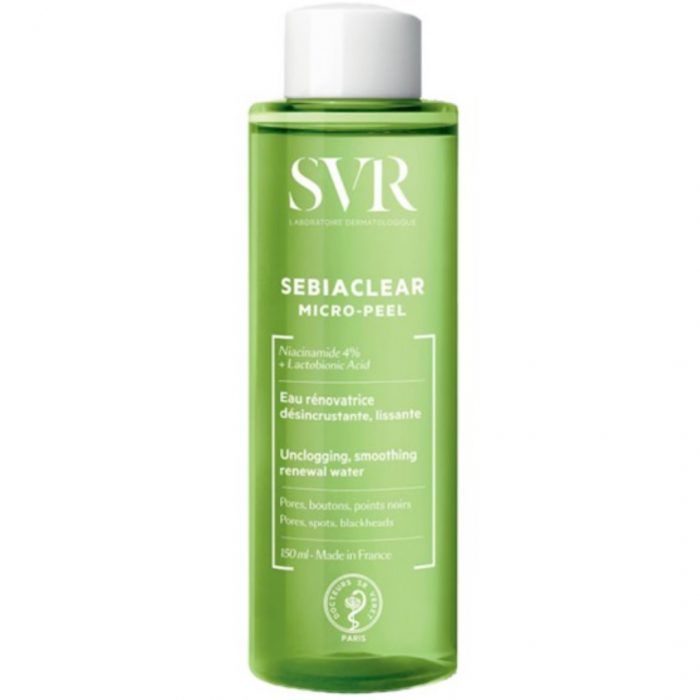 SVR MICRO PEEL SEBIACLEAR 150ml PEAUX MIXTE A GRASSE