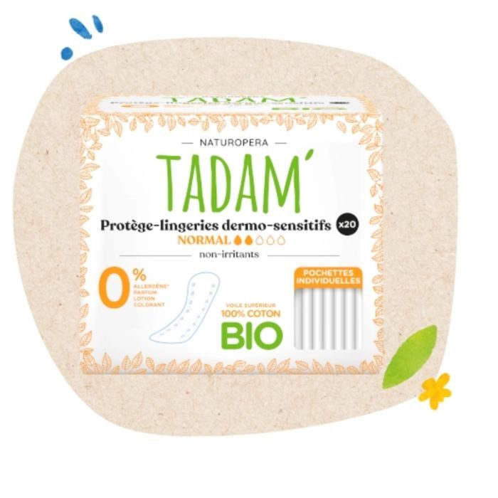TADAM PROTEGE LINGERIES DERMO SENSITIFS NORMAL x 20