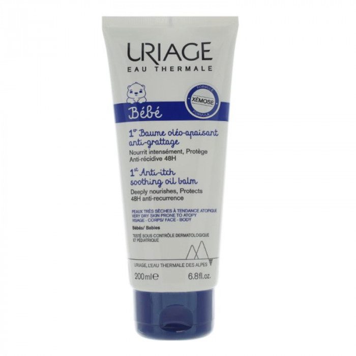 URIAGE Bébé 1er BAUME OLEA-APAISANT ANTI GRATTAGE 200 ml