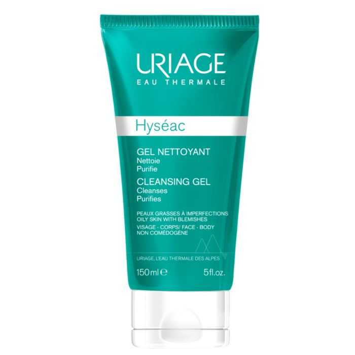 URIAGE HYSEAC GEL NETTOYANT 150ML NETTOIE – PURIFIE – ASSAINIT