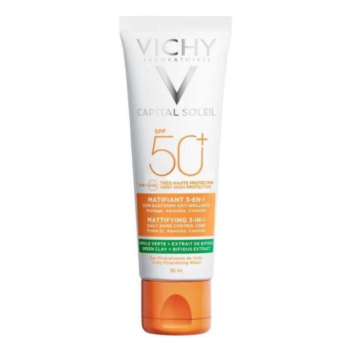 VICHY CAPITAL SOLEIL MATIFIANT 3 EN 1 SPF 50+