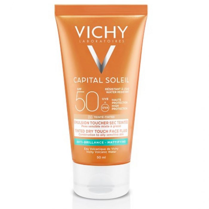 VICHY CAPITAL SOLEIL BB CREME ANTI-BRILLANCE TEINTEE TOUCHER SEC 50 ML