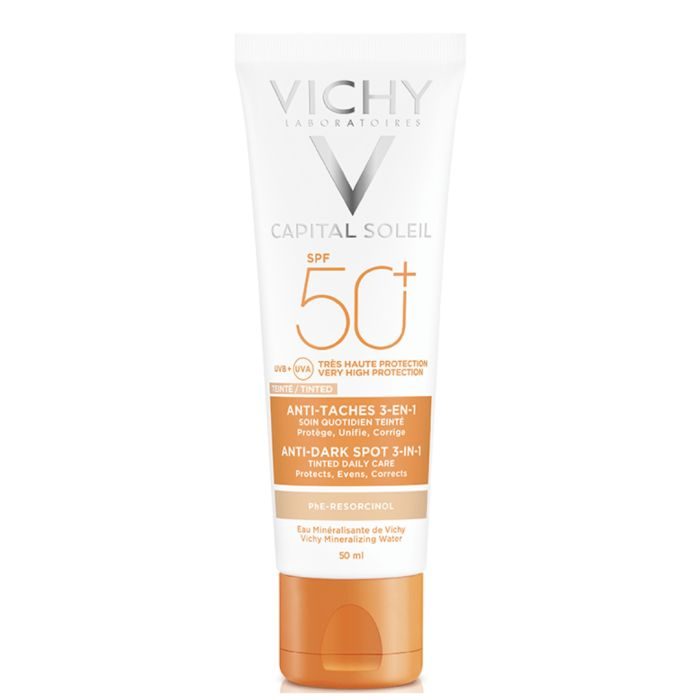 VICHY CAPITAL SOLEIL Soin anti-taches teinté 3-en-1 SPF50+