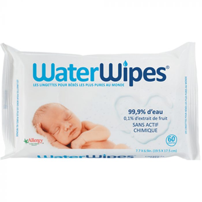 WATERWIPES LINGETTE BEBE 60 unites