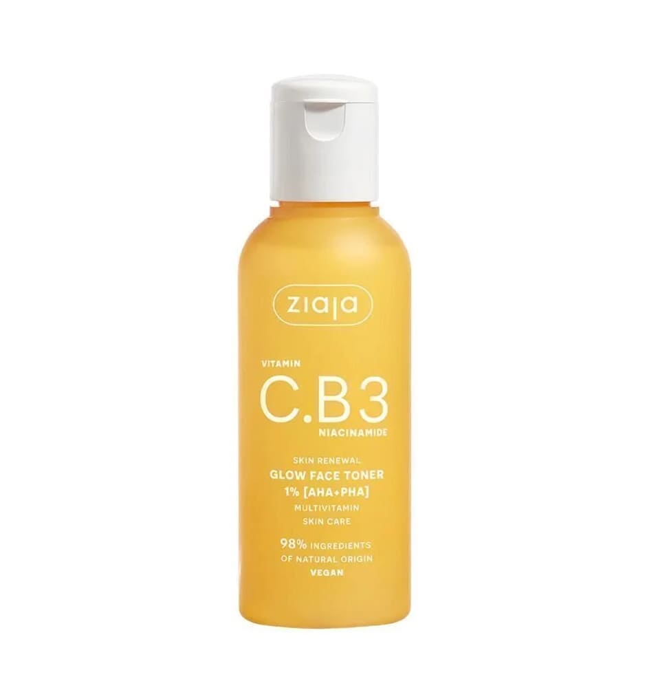 Ziaja Vitamin C.B3 Niacinamide Glow Face Toner 1% [AHA+PHA] 120ml
