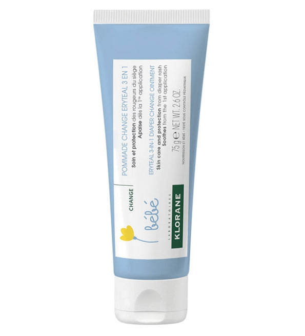 Klorane Bébé Pommade Change Eryteal 3 en 1 – 75 G