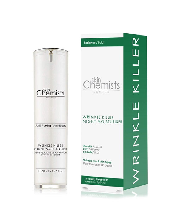 Skin Chemists Crème Hydratante de Nuit Anti-Rides au Venin de Serpent 50ml