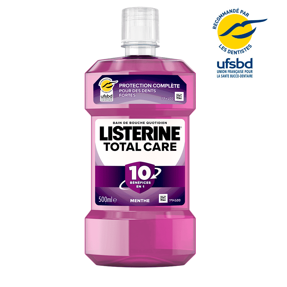 LISTERINE BAIN DE BOUCHE 10 TOTAL CARE 500 ML