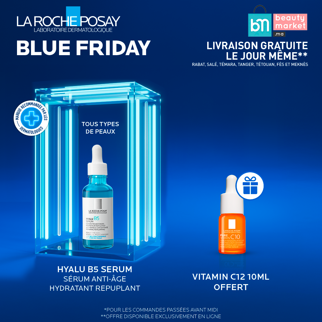 La roche posay hyalu b5 sérum 30 ml = Vitamic C12 10ml OFFERT