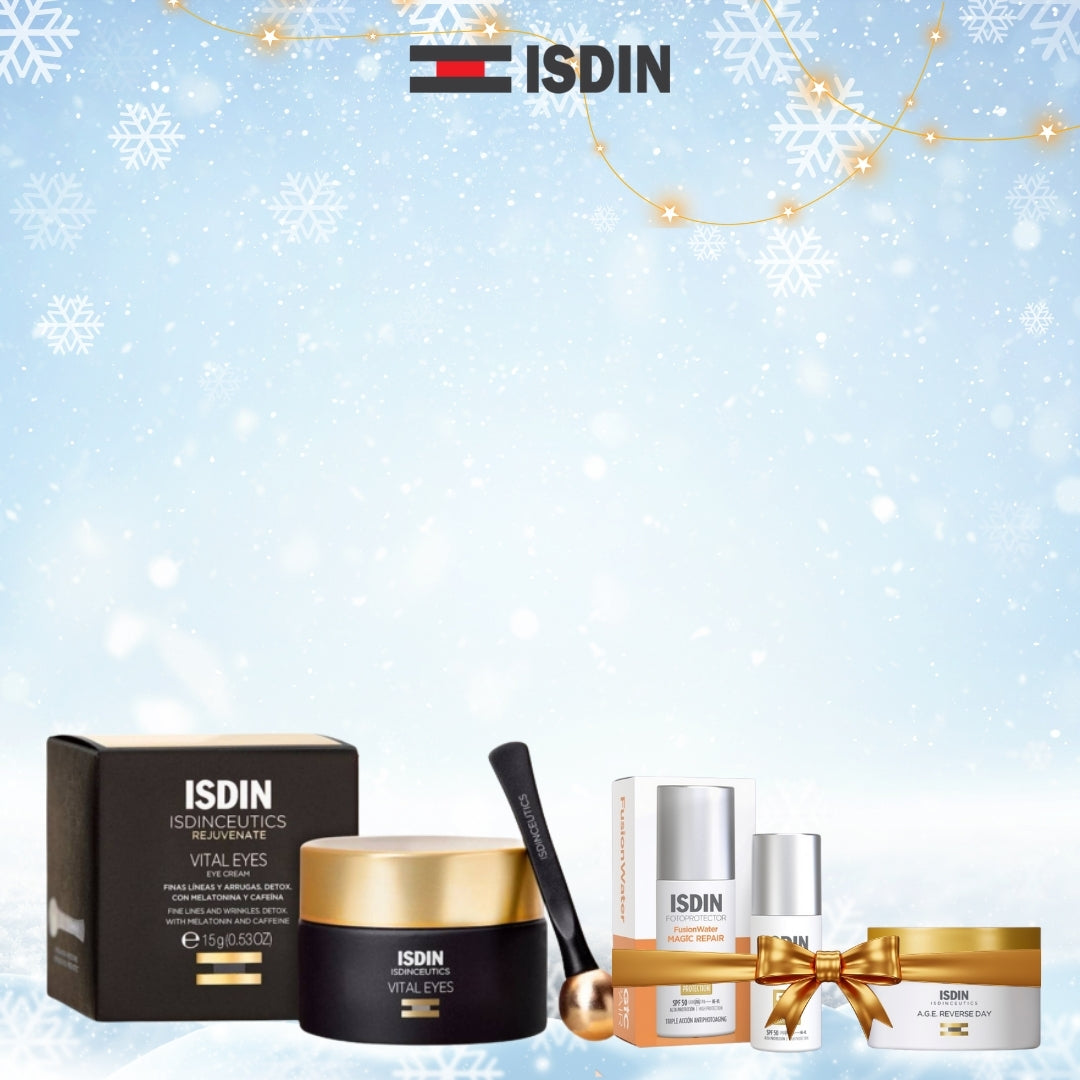ISDIN Isdinceutics Vital Eyes 15gr = Magic repair 10 ml + age reverse day 8g offerts