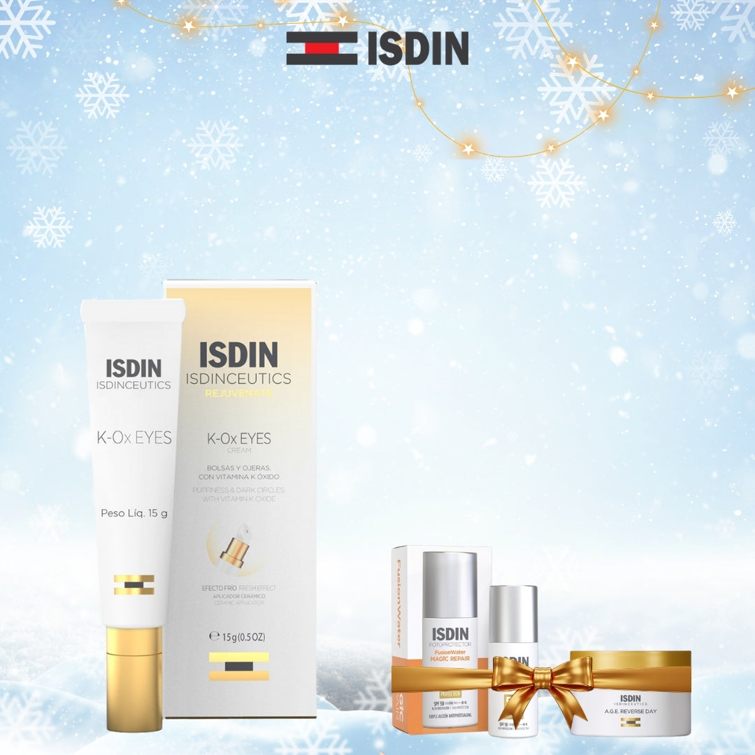 ISDIN K-Ox conteur yeux a la vitamine K 15g = Magic repair 10 ml + age reverse day 8g offerts