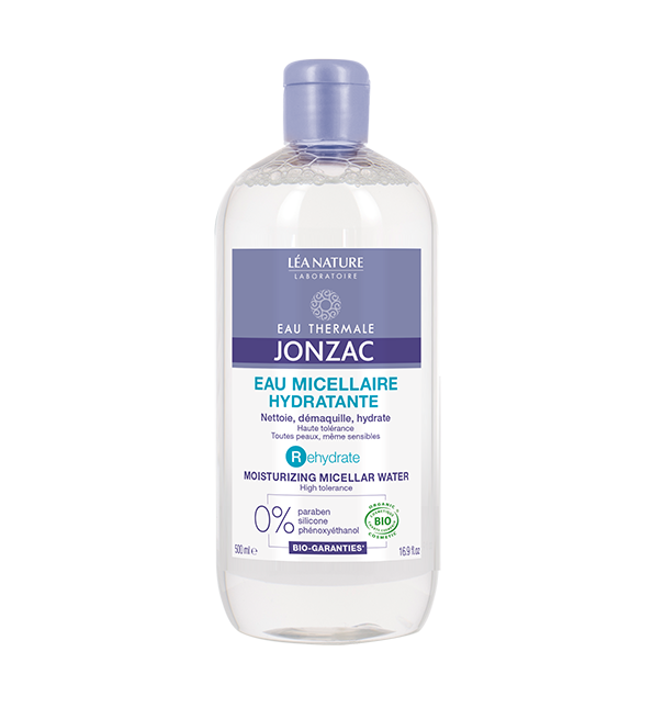 JONZAC EAU MICELLAIRE HYDRATANTE - 500ML