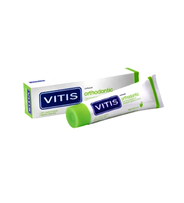 VITIS Dentifrice Orthodontic 100 ml – Dentifrice spécial appareils dentaires & soins-gencives