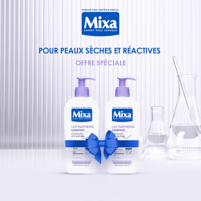 Mixa Lait Panthénol Confort 250 ml*2
