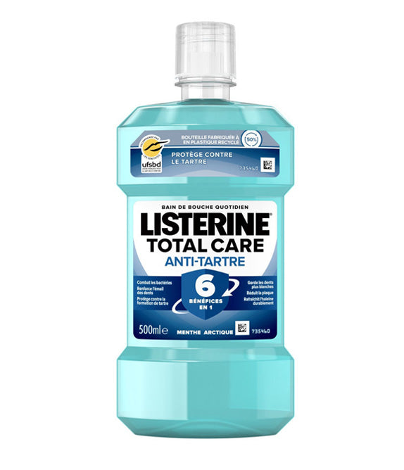 LISTERINE BAIN DE BOUCHE 6 TOTAL CARE ANTI-TARTRE 500 ML