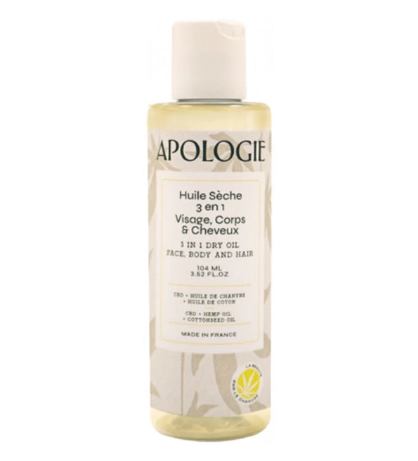 Apologie Huile Sèche 3 en 1 Visage Et Corps & Cheveux 104 Ml