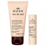 NUXE REVE DE MIEL offre Crème Mains et Ongles 30 ml+ Stick Lèvres Hydratant 4 g