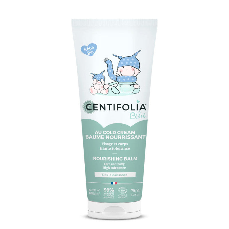 CENTIFOLIA Baume Nourrissant Bébé Bio 75 ml – Soin hydratant doux certifié bio