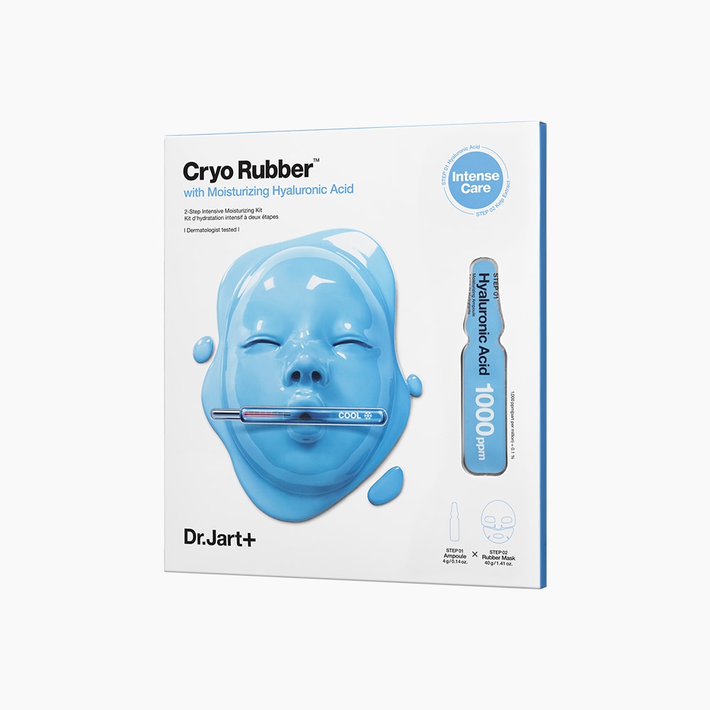 Dr. Jart+ Cryo Rubber™ avec Acide Hyaluronique Hydratant 4g + 40g – Masque Rafraîchissant & Soin Repulpant